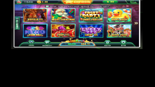 Fire Kirin Slot games screen