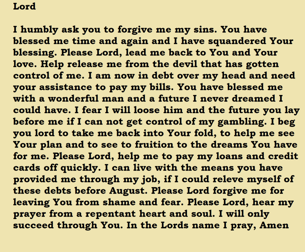 Lucky Prayer for Gambling , Players Use to Win Big Money 2 Prayer for gambling luck