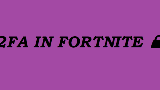 2FA IN FORTNITE