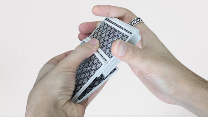 Different Ways to Shuffle Cards - Shuffling 1 Overhand is one of the Different Ways to Shuffle Cards
