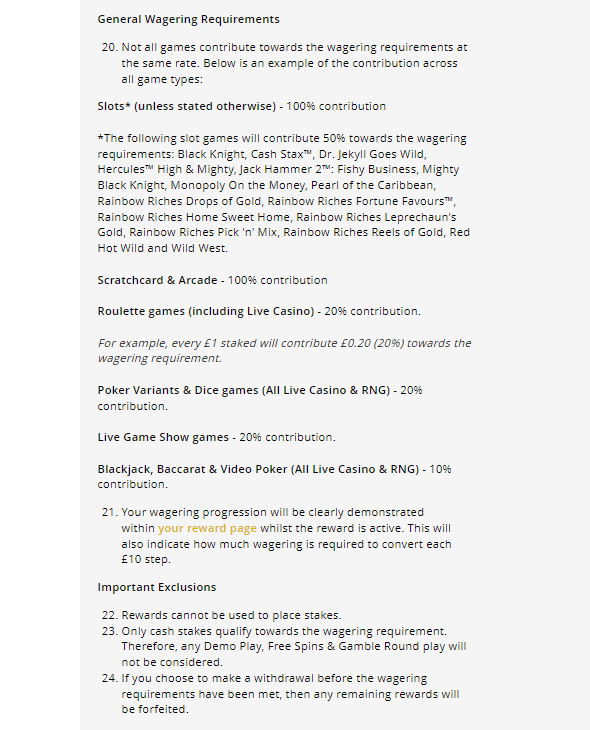 Admiral Casino : Everything You Need to Know 1 Admiral Casino bonus wagering T&Cs