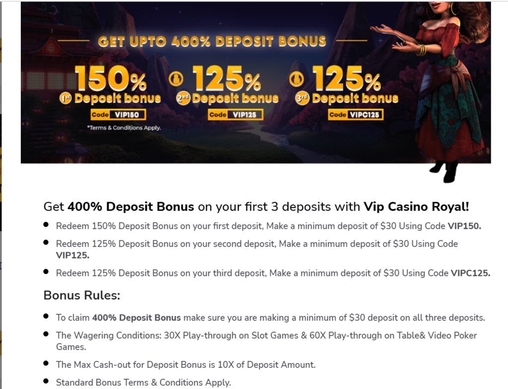 Vip Casino Royale Genuine Review - Is it a SCAM? 12