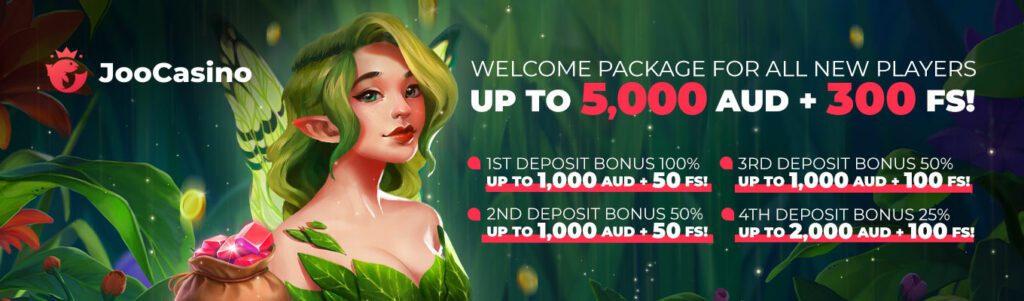 Welcome bonus on Joo Casino