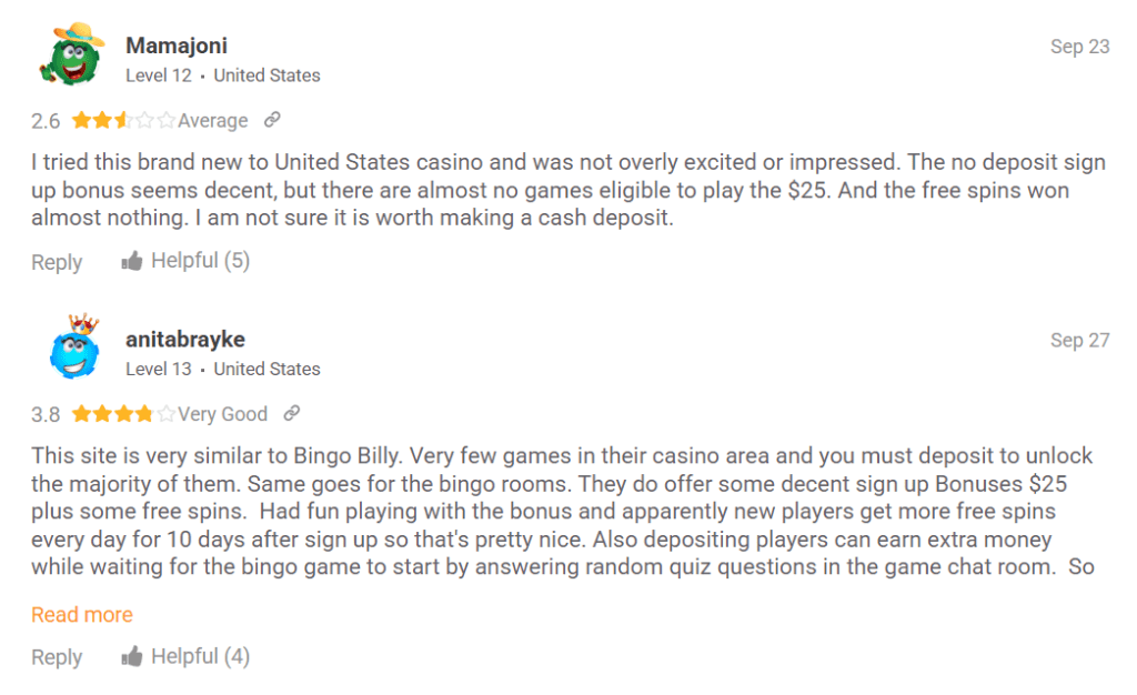 BINGO VILLAGE CASINO GET $25 AND 100 FREE SPINS NO DEPOSIT BONUS 13 bingo village casino players reviews