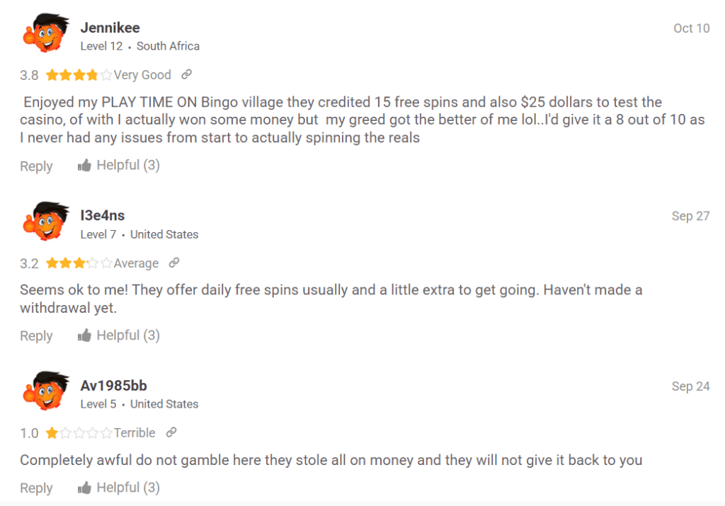 BINGO VILLAGE CASINO GET $25 AND 100 FREE SPINS NO DEPOSIT BONUS 14 bingo village casino reviews