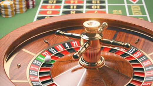 Roulette casino game table