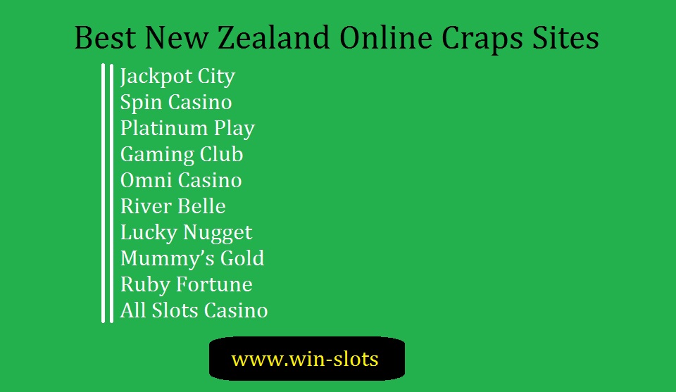 10 Best New Zealand Online Craps Sites ( January 2023) 1 New Zealand Online Craps Sites