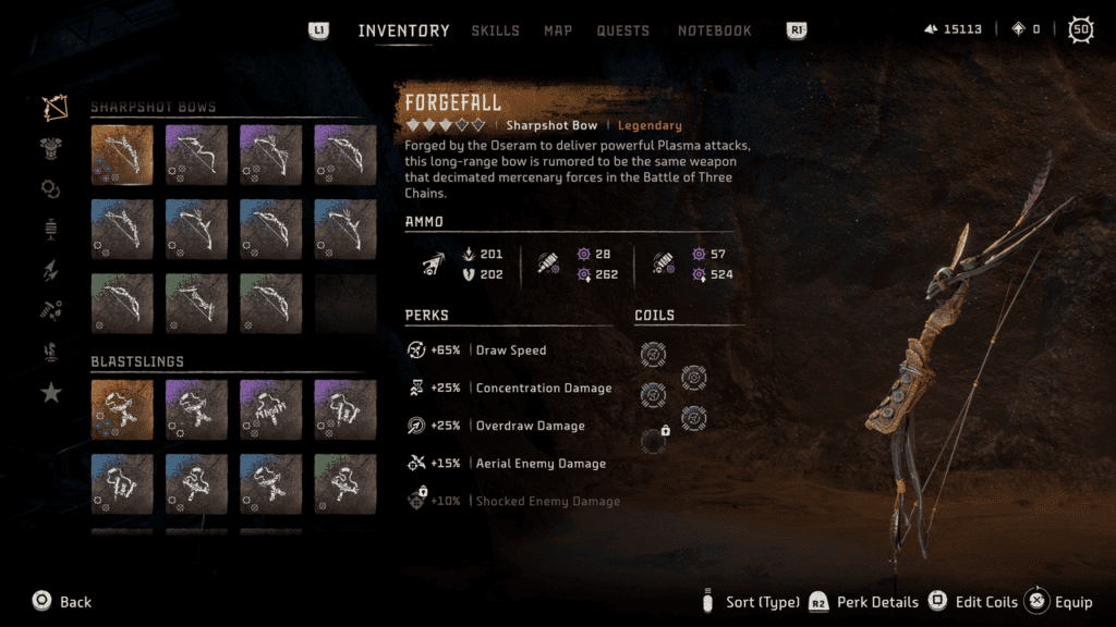 5 Best Horizon Forbidden West Weapons 3 Forgefall is one of the best weapons in Horizon Forbidden West.