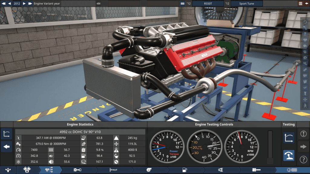 Automation game allows you to build your own car