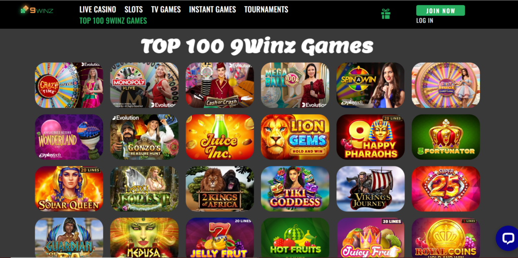9WINZ - Indian Casino That Offers Chances to Win Big Money 1 top 100 9Winz Games