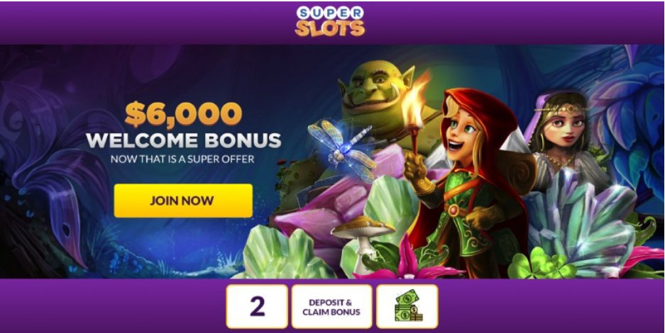 Super Slots Casino Welcome Bonus