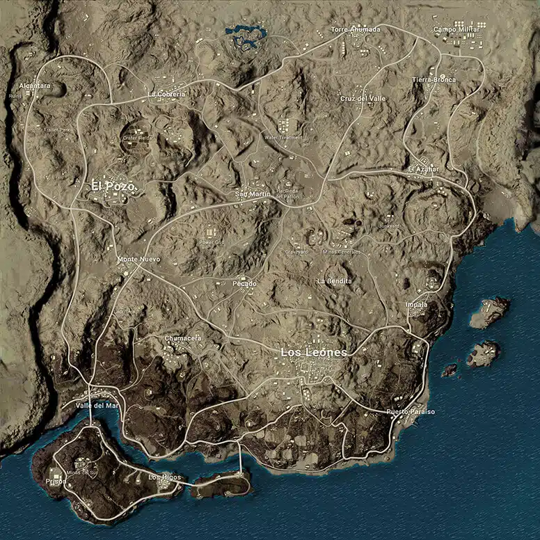 PUBG Mobile Map 3 Pubg mobile maps