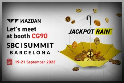 Wazdan Forecasting Jackpot Rain for the SBC Summit Barcelona