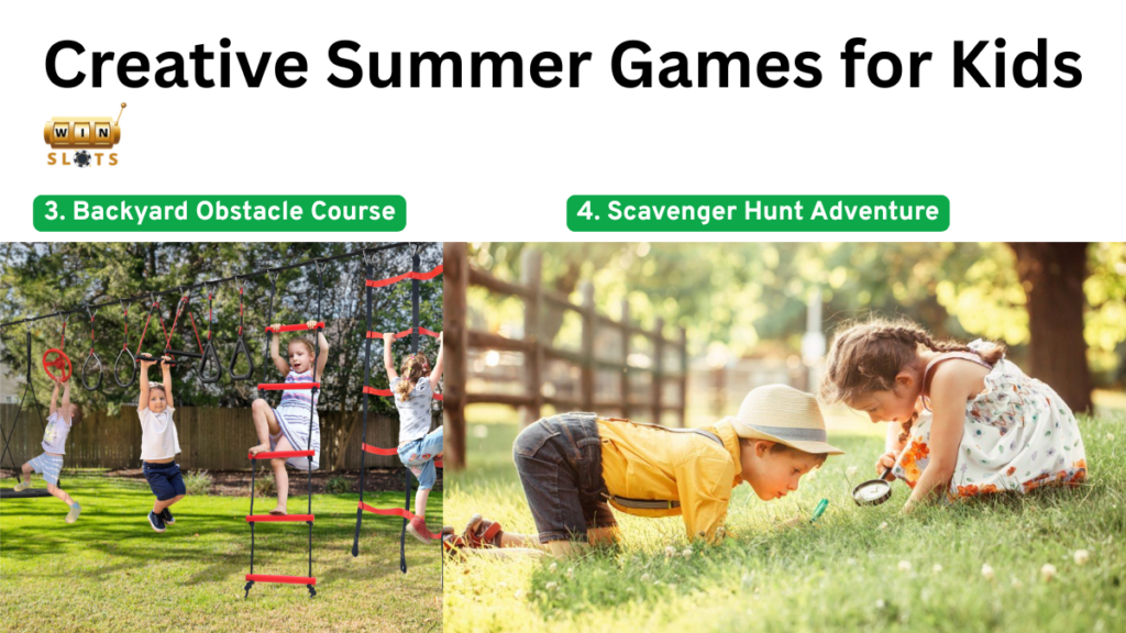 Fun Backyard Games for 4-Year-Olds: USA Summer Favorites 2 Creative Summer Games for Kids