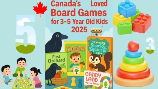 Canada’s Most Loved Board Games for 3–5 Year Old Kids 2025